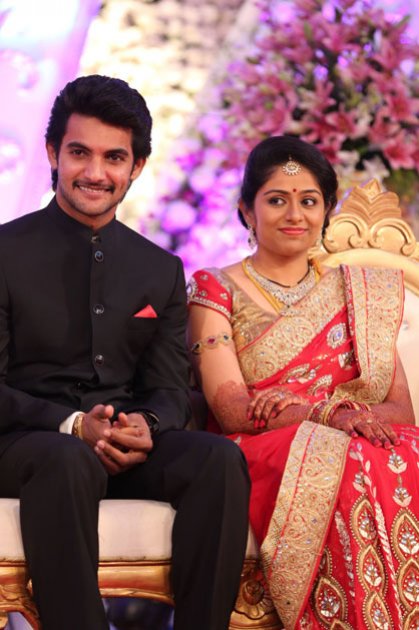 Hero-Aadi-Wedding-Reception-Photos